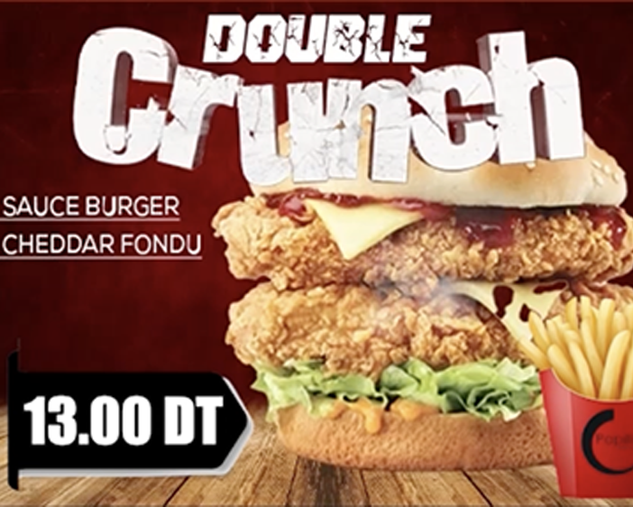 burger double crunch